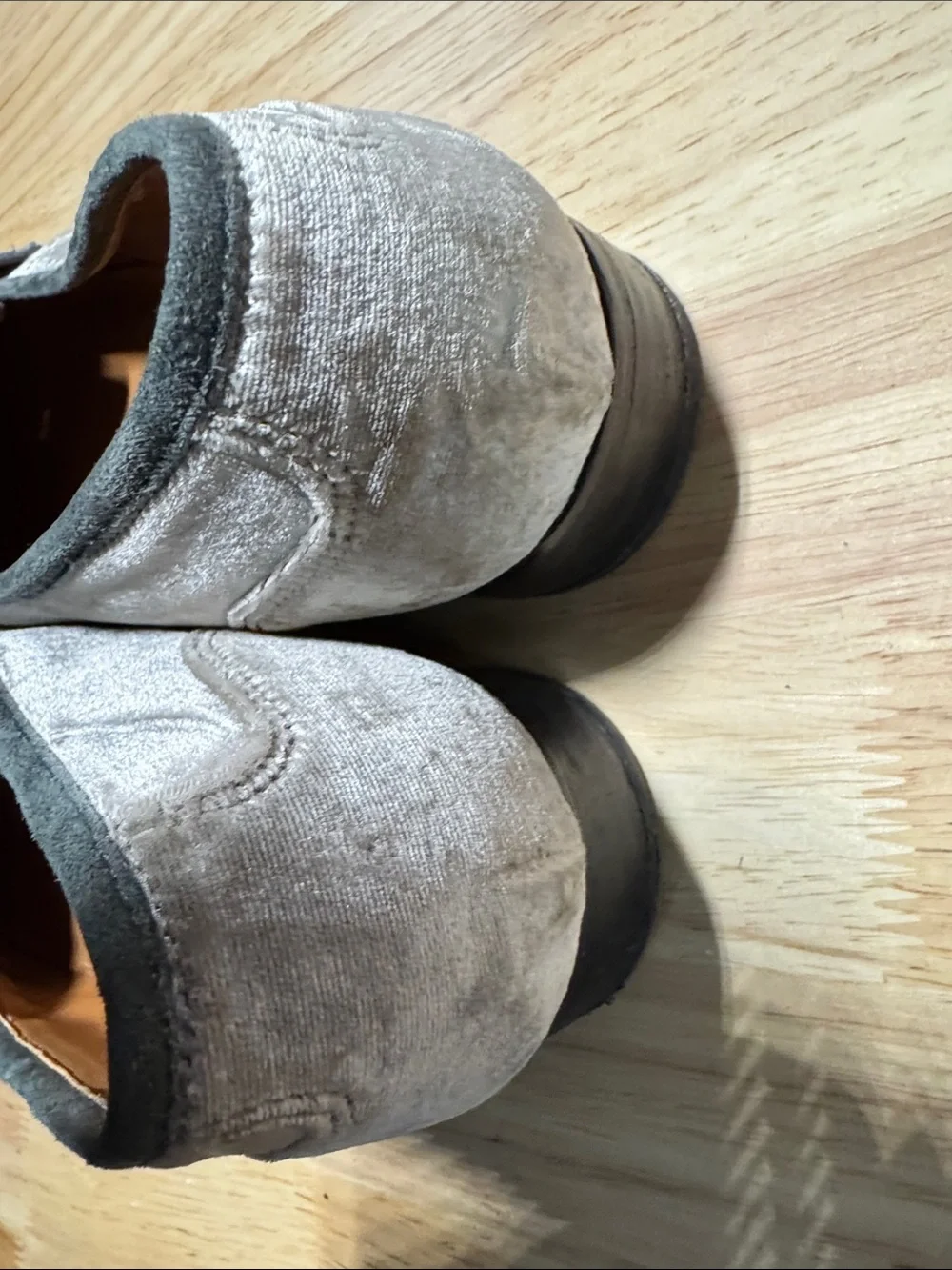 Franco Sarto Women's A-Johanna Grey velvet Sz 10M